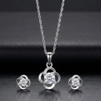 Floral Radiance Pendant Set